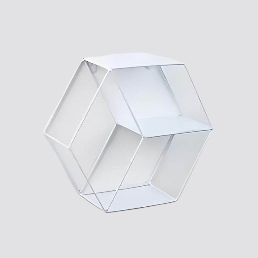 Hexagon Wall Shelf – Modern & Minimalist