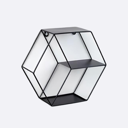 Hexagon Wall Shelf – Modern & Minimalist