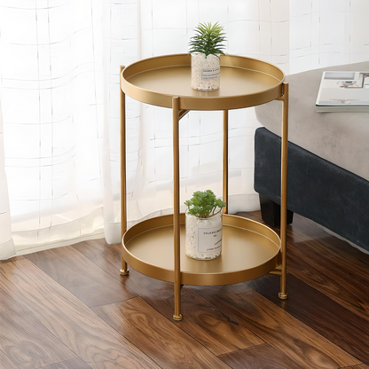 Scandinavian Round Side Table – Minimalist Design