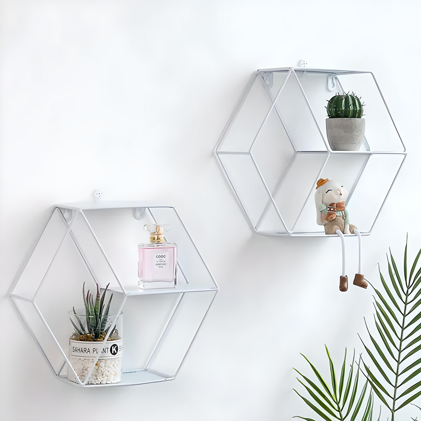 Hexagon Wall Shelf – Modern & Minimalist